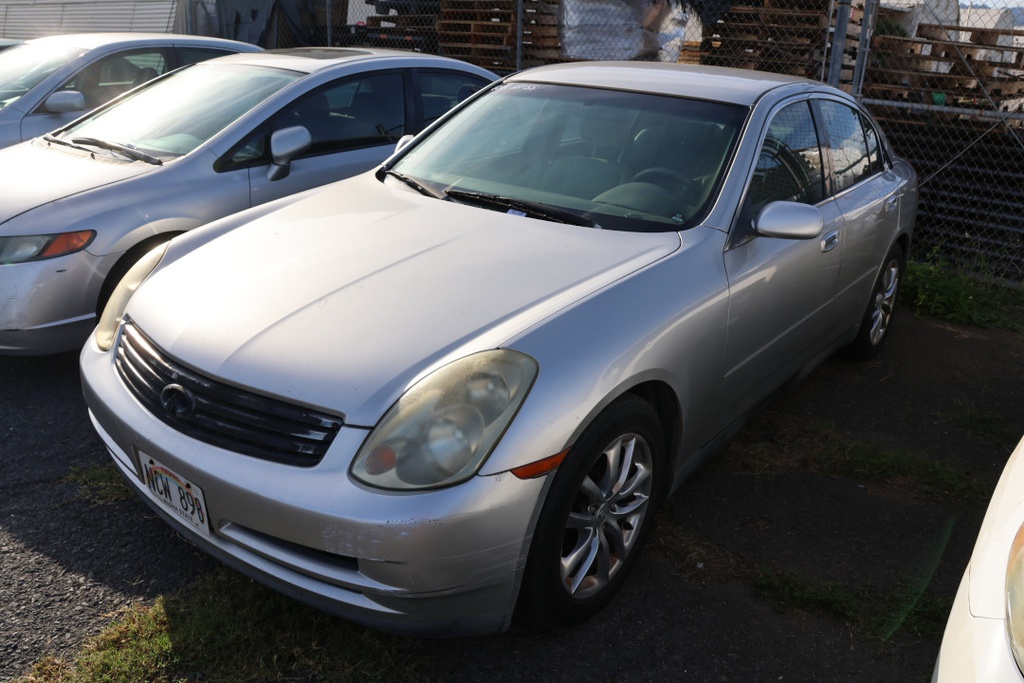 INFI G35 2003 NCW898